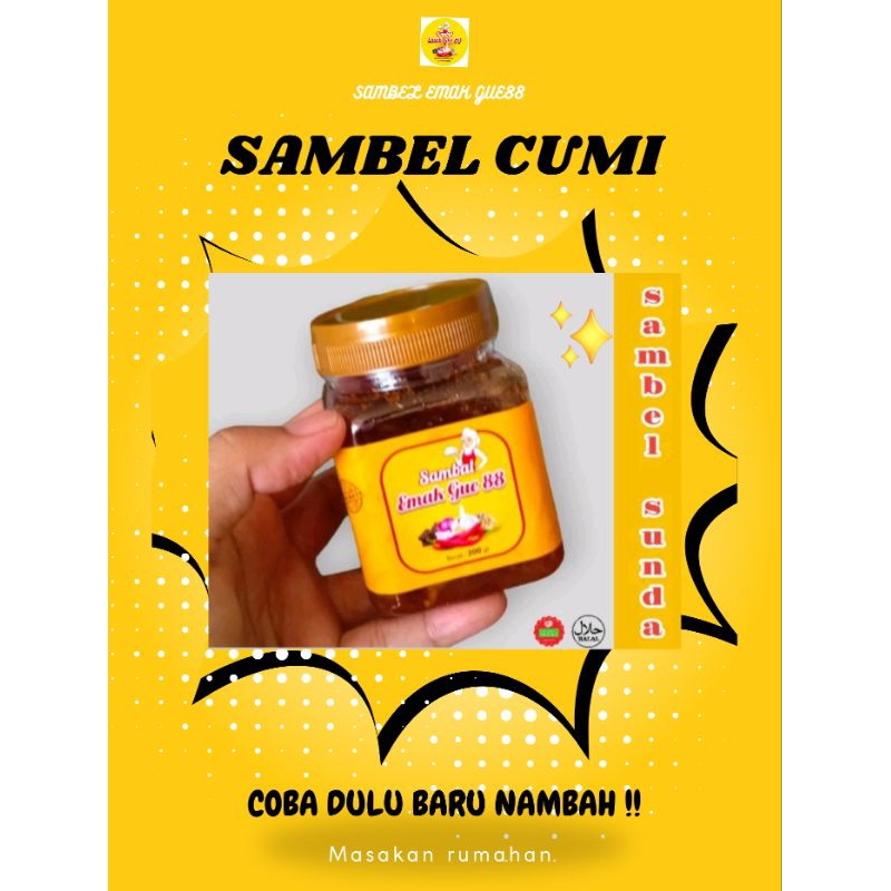 

SAMBEL CUMI PEDAS /200ML (gurih dan bikin nambah )