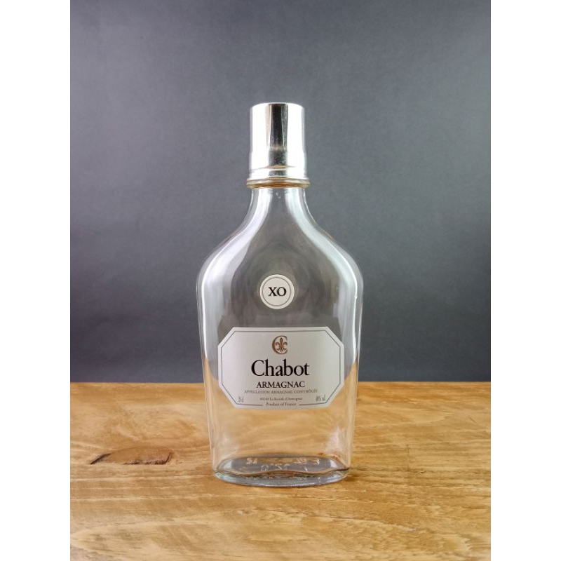 BOTOL BEKAS XO CHABOT ARMAGNAG 200ml (Bottle Only) - Botol Koleksi Botol Unik Antik Botol Miras Impo