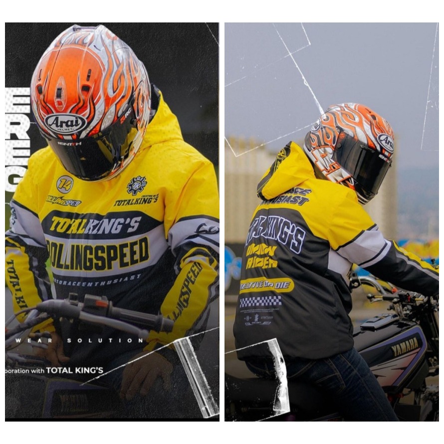 Jaket Rollingspeed X Total Kings Gratis Stiker