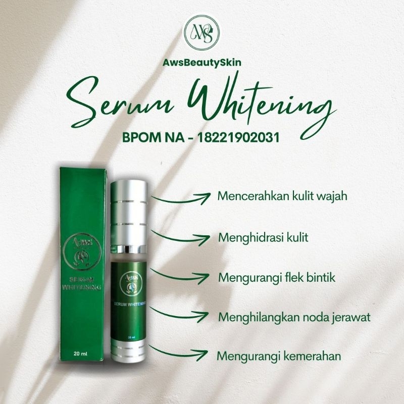 SERUM WHITENING AWS BEAUTY SKIN
