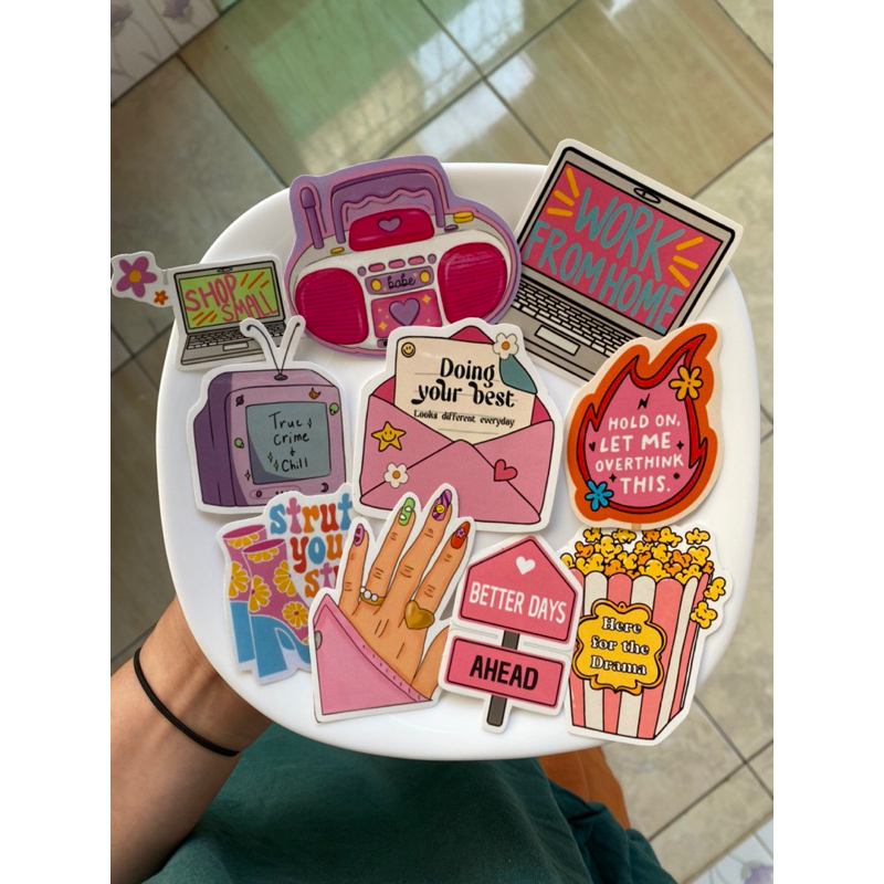 

STARLY - (T27) STIKER FINGER STIKER LAPTOP STIKER HP STIKER BOTOL