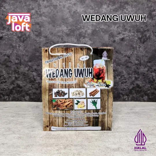 

Wedang Uwuh Bu Lies Minuman Rempah - Rempah wedang Herbal Enak Dan Berkhasiat Isi 10 Pcs