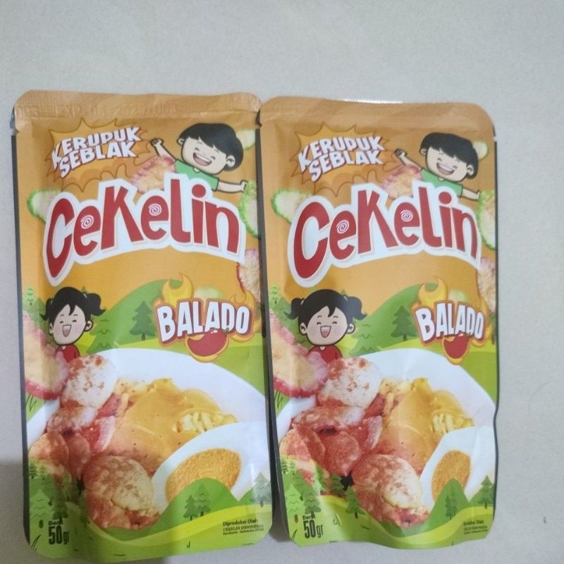 

kerupuk seblak cekelin balado