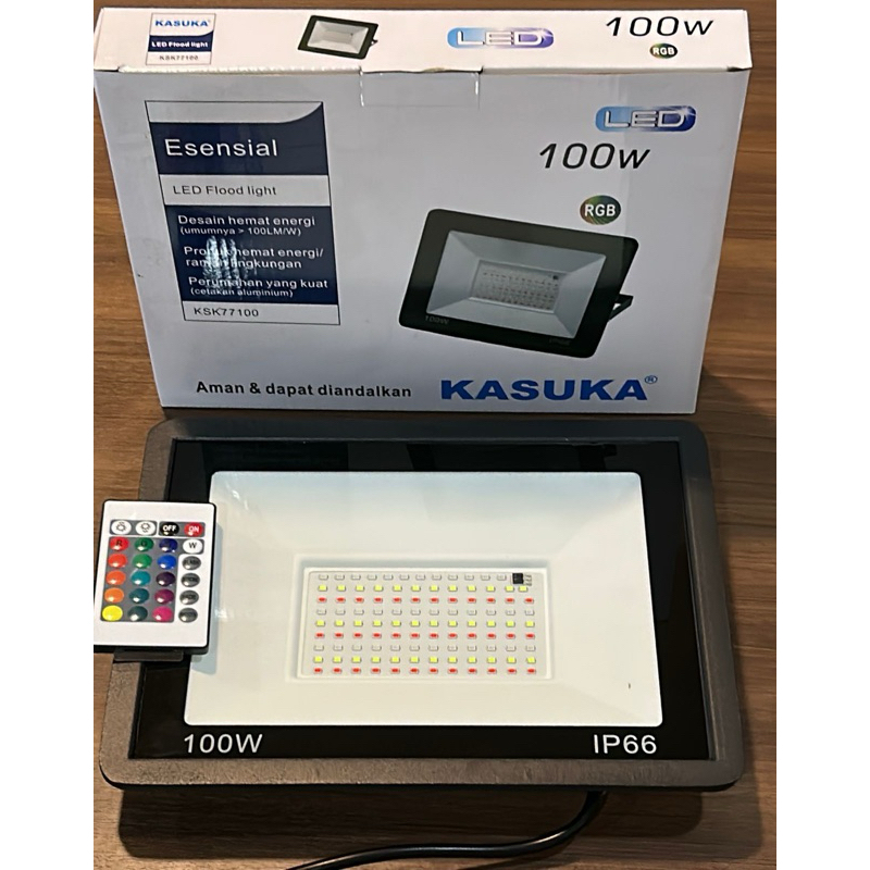 Lampu Sorot RGB 100W / 100 Watt Warna Warni