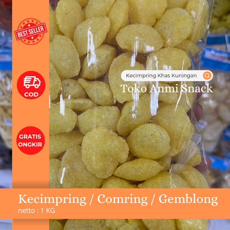 

Kecimpring / Gemblong / Ketempling Snack Khas Kuningan 1 KG