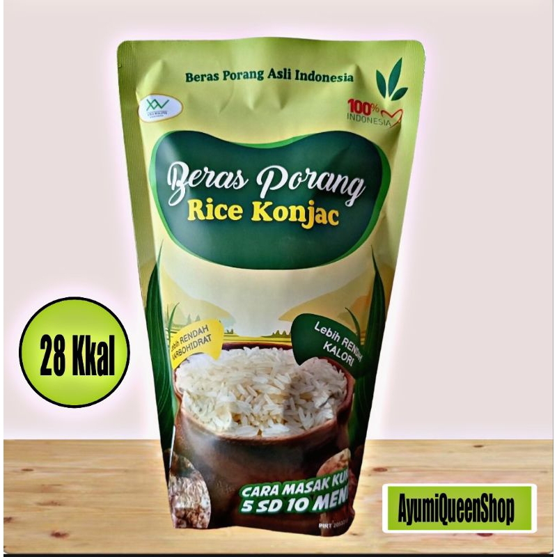 

BERAS PORANG Rice Konjac 1 Kg(Ready Stok)