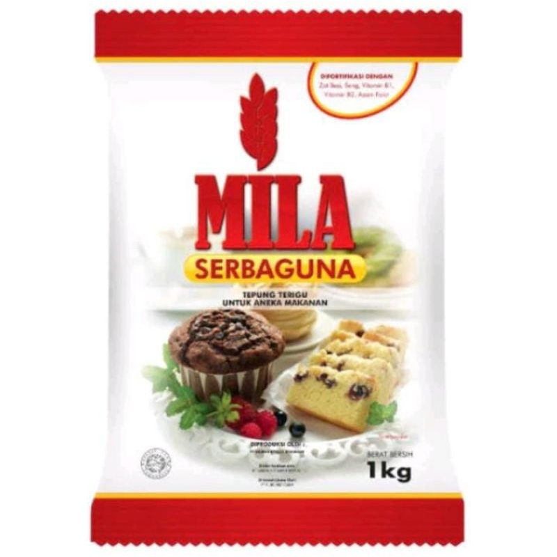 

TEPUNG TERIGU MILA SERBAGUNA 1 Kg