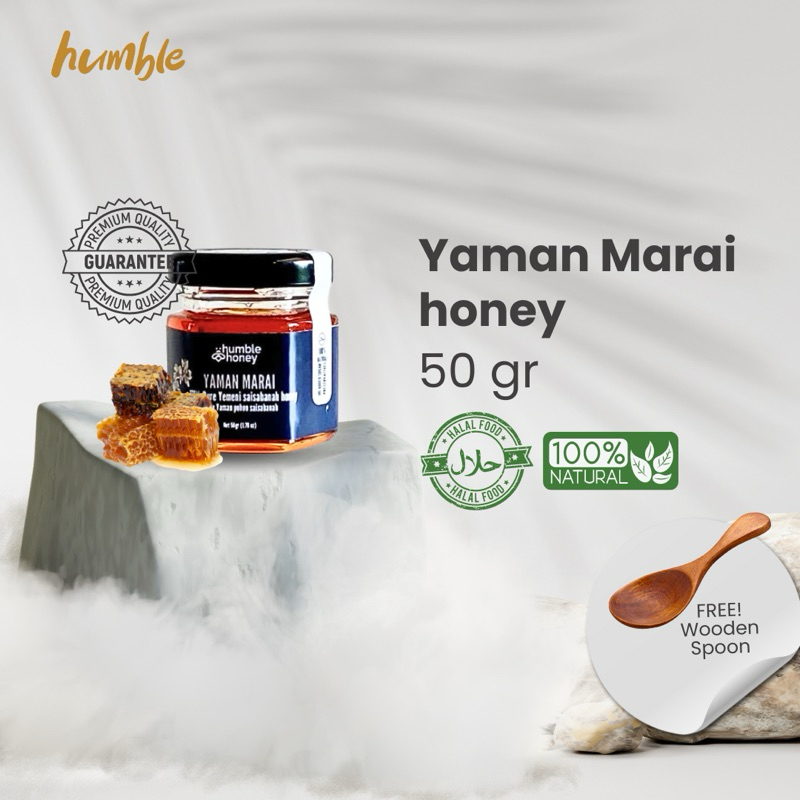 

MADU MURNI IMPORT PREMIUM YAMAN MARAI 50GR -- HUMBLE HONEY