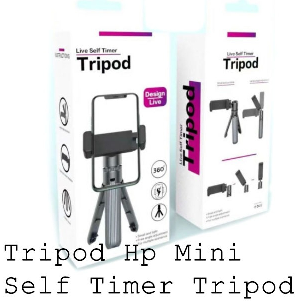 BARU Tripod Live Self Timer Holder 360 Derajat Small And Light Free Angle Adjustment Fot Multi Multi