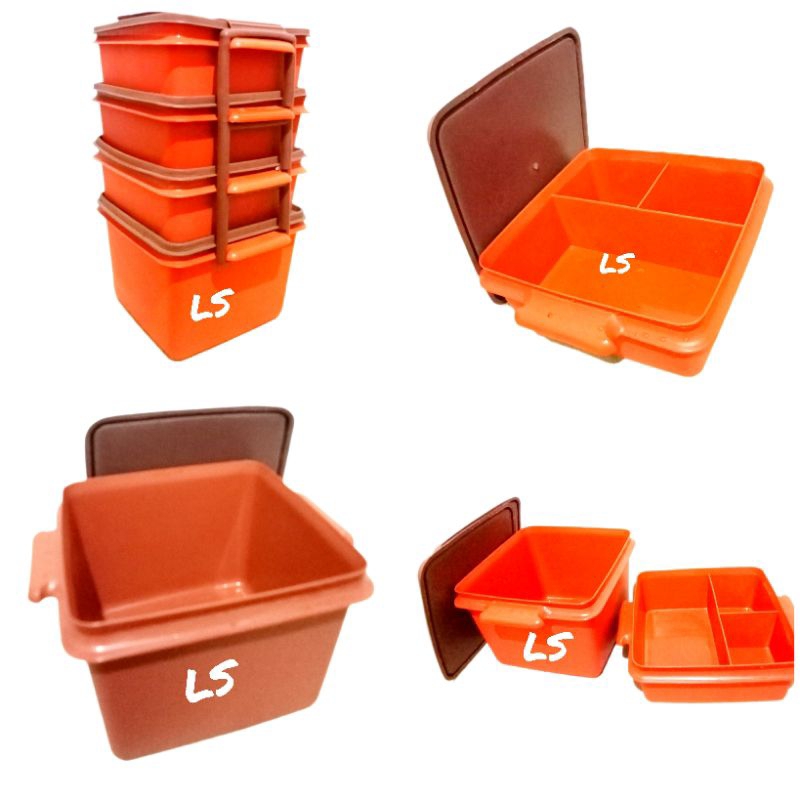 RANTANG PIKNIK JUMBO SUSUN 4 RANTANG MAKANAN BUAH & SAYAURAN