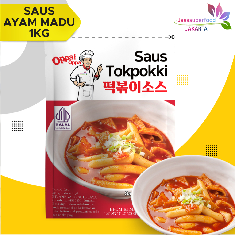 

[OPPA-OPPA] Bumbu Saus Tokpoki toppoki Tteokbokki tokpokki Odeng Fish Cake 1kg HALAL