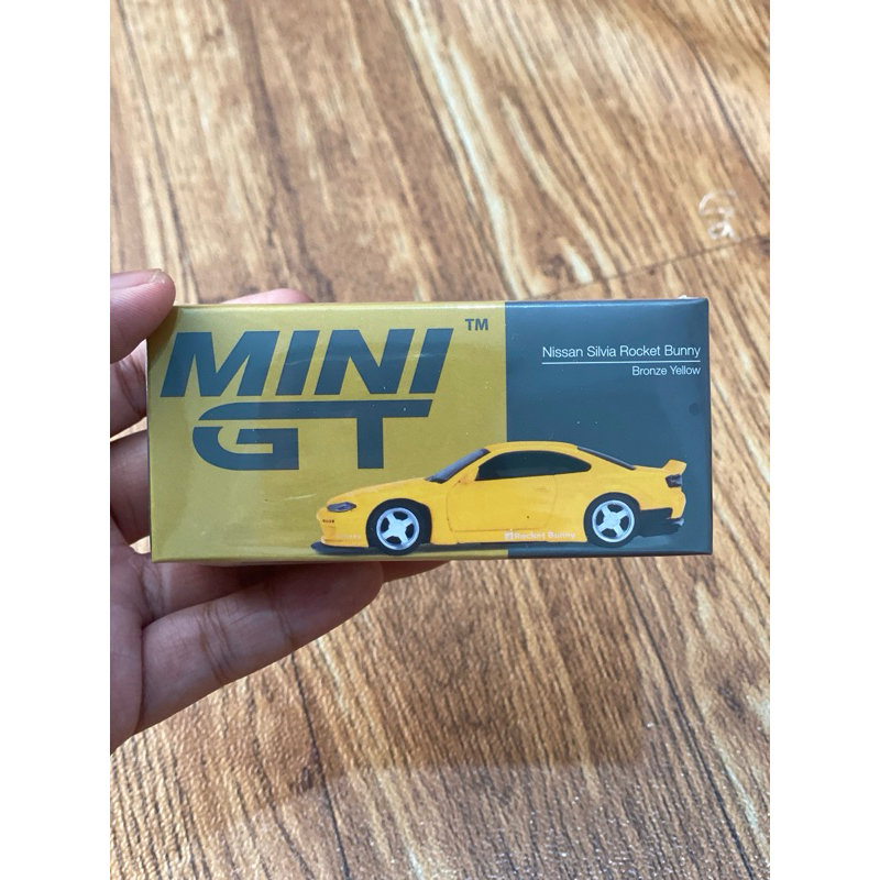 mini gt silvia rocket bunny yellow