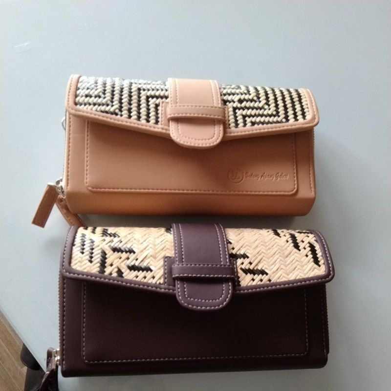 dompet rotan/Slingbag rotan/Indang Apang galeri/dompet wanita