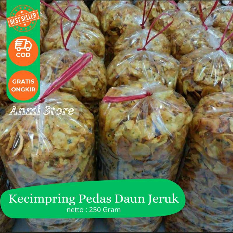 

Gemblong / Comring / Kecimpring 250 Gram Original Dan Pedas Daun Jeruk Dan Rempah