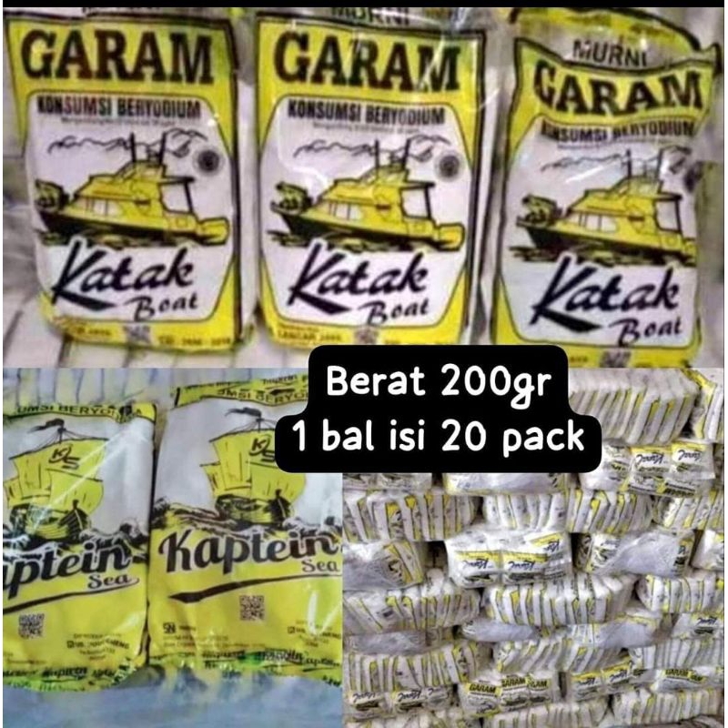 

Garam Halus 200 gram Garam Isi 20 pcs