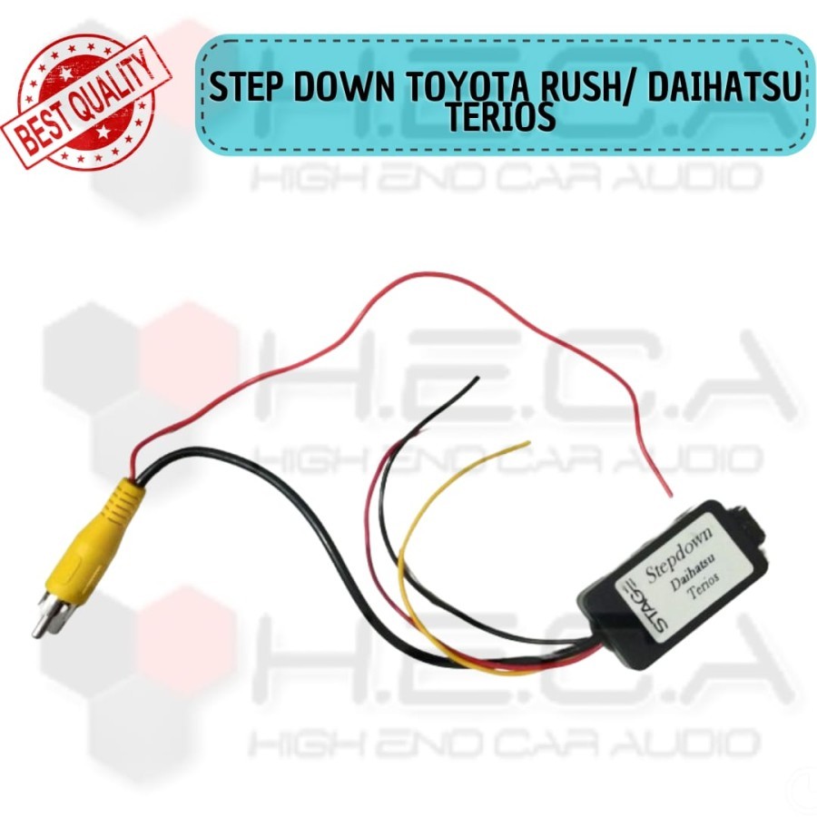 Step Down Camera 360 Toyota Rush & Daihatsu Terios stepdown Kamera 360 bawaan OEM Converter Socket S