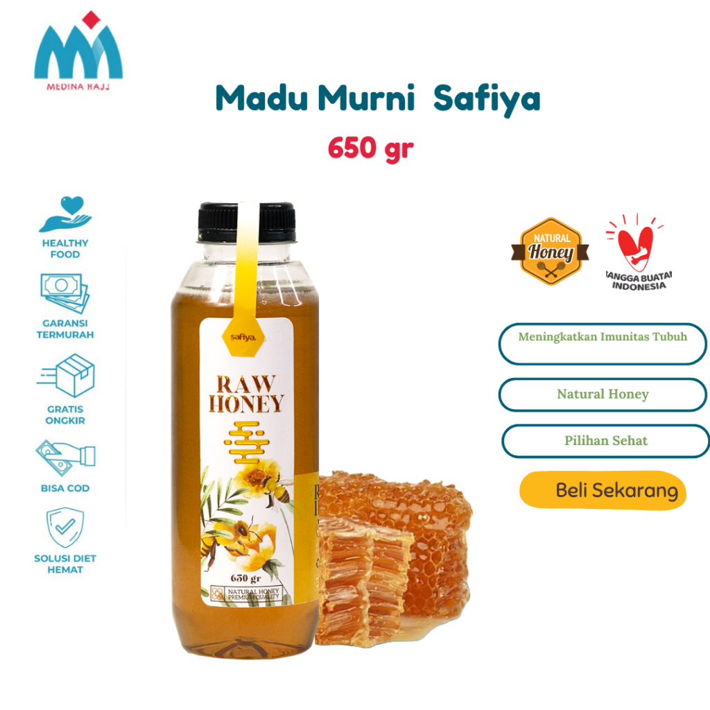 

Madu Murni Premium Original Safiya Herbal 650 Gr