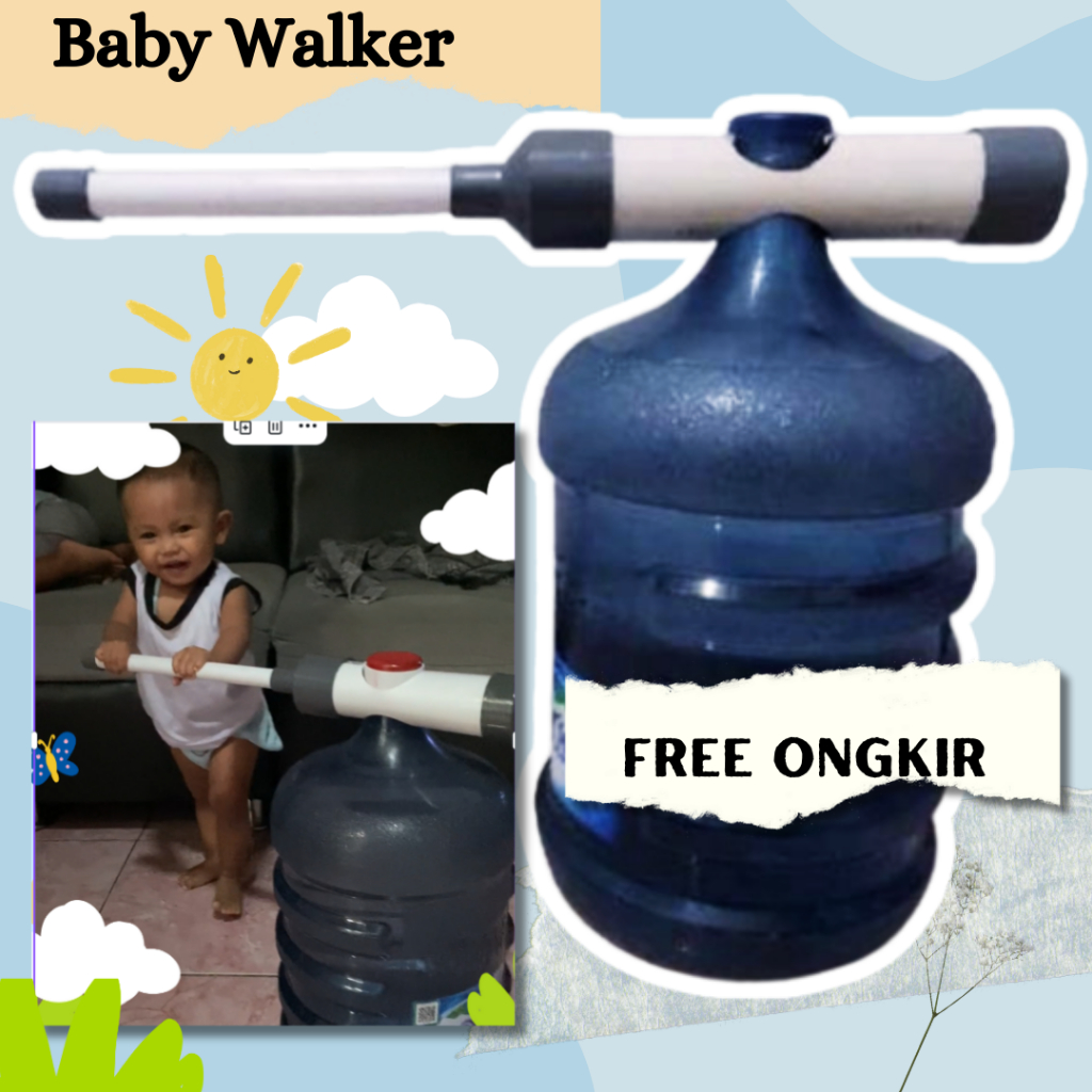 BABY WALKER PARALON PVC / PUSH WALKER PARALON / ALAT BELAJAR JALAN BAYI