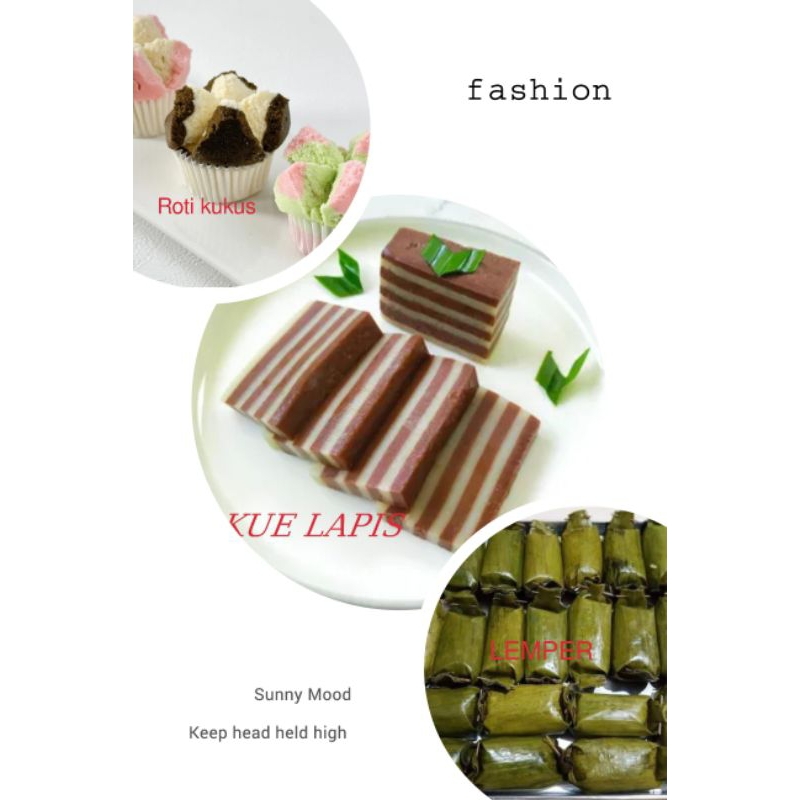 

Variant kue basah jajanan pasar mix