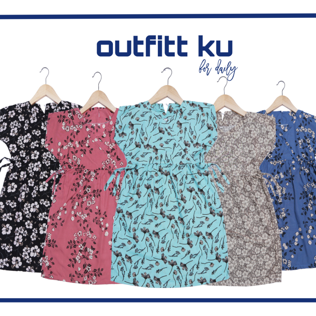 Daster Kimono Dress Rayon Anak 1-12 tahun