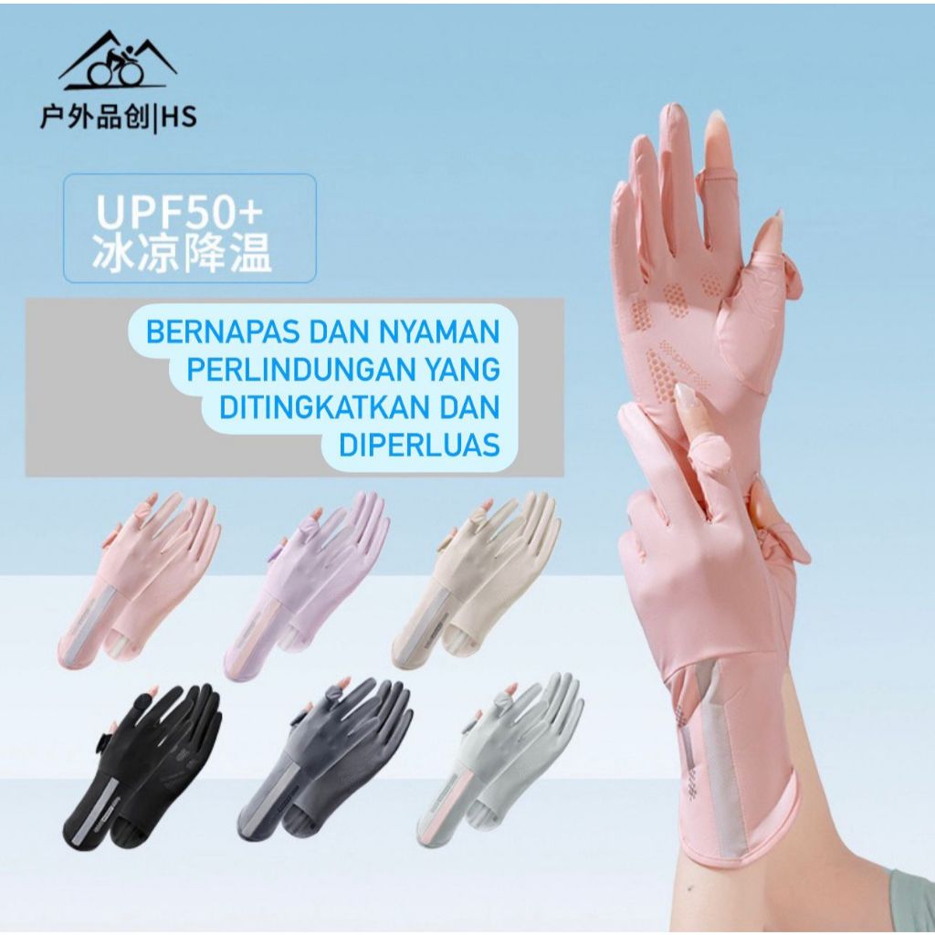 Sarung Tangan Gloves/Sarung Tangan Anti Uv Motor Wanita/sarung tangan motor anti uv/Sarung Tangan Ma