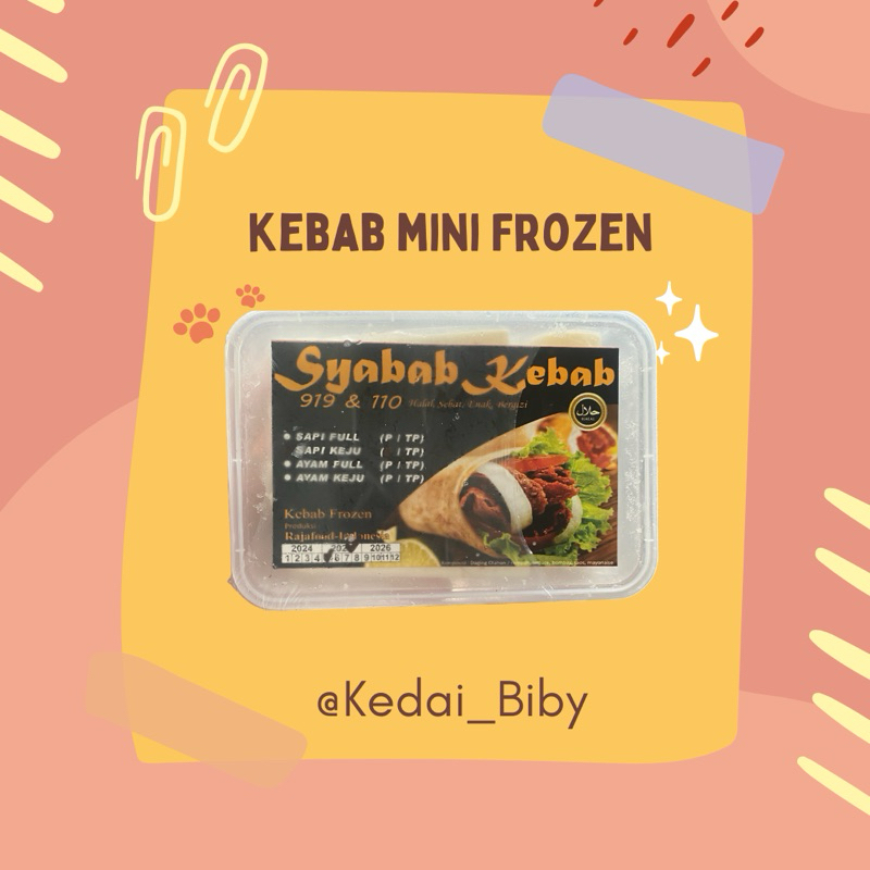 

Kebab Mini Instan isi 5