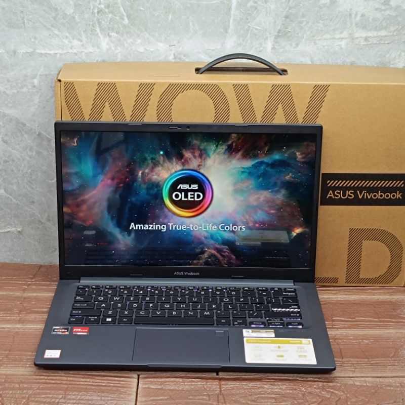 Laptop ASUS Vivobook M14021A AMD RYZEN 7-4800HS RAM 8GB SSD 512GB GARANSI RESMI ASUS