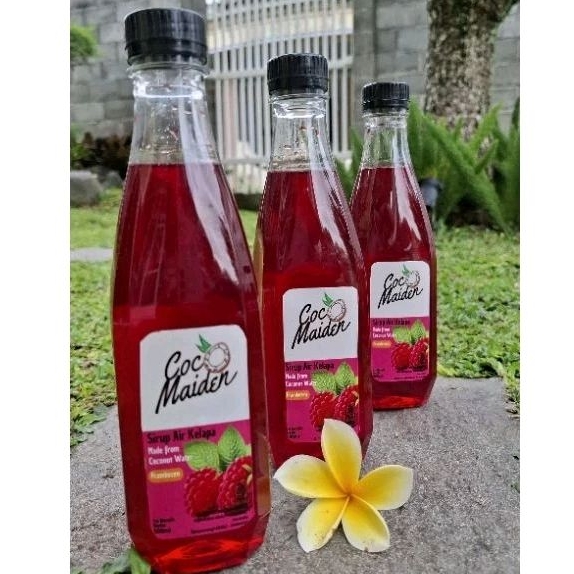

Coco Maiden Sirup Air Kelapa Homemade - Rasa Frambozen