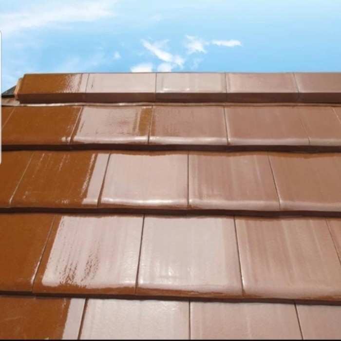 Genteng Keramik Kanmuri Full Flat Natural