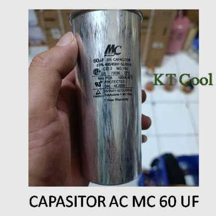 CAPASITOR AC MC 60 UF
