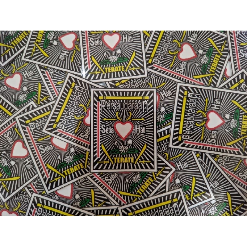 

Stiker PSHT (Vinyl, glossy, laminasi)