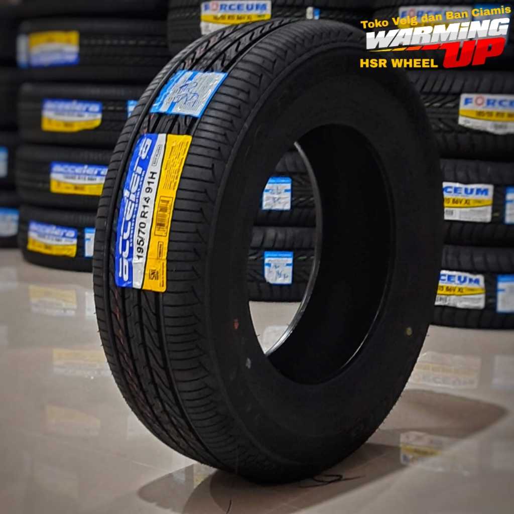 Ban Standar Ukuran 195 70 Ring 14 ACCELERA ECOPLUSH FOR TARUNA, KUDA, L300