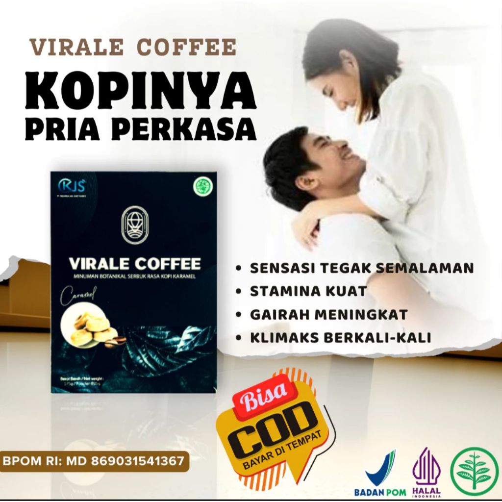 

READY VIRALE COFFE Kopi pria Dewasa Kuat Tahan Lama Premium BPOM