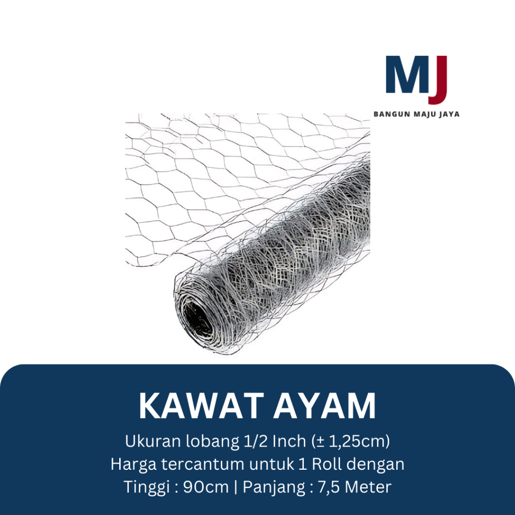 Kawat Ayam Galvanis/Kawat Ayam/1 Roll