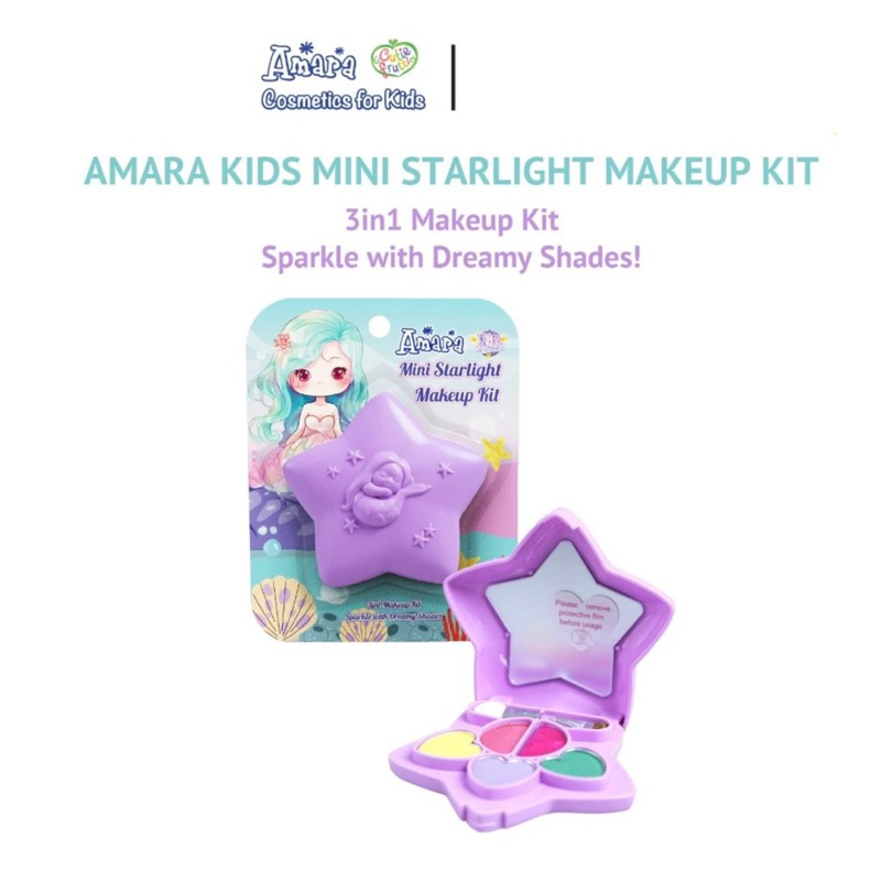 AMARA KIDS MINI STARLIGHT MAKE UP KIT / MAKE UP ANAK /MAINAN ANAK