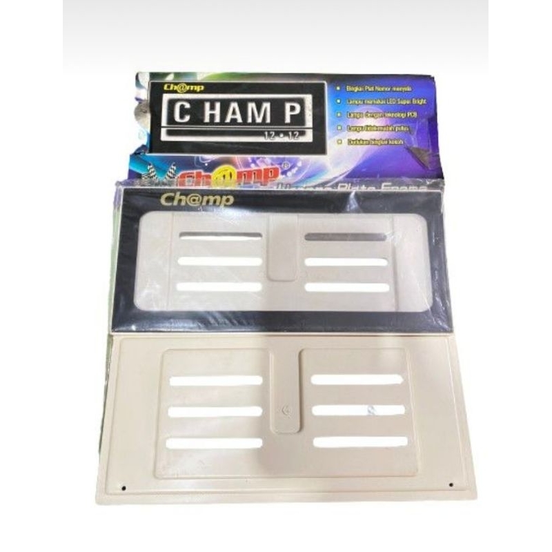 BINGKAI PLAT NOMOR KECIL CHAMP