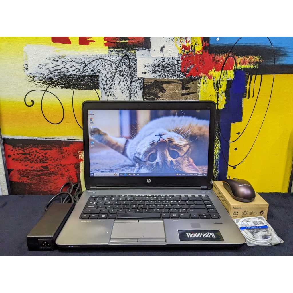 Laptop Kerja Office HP Probook 645 G1 AMD A8 5550M SSD Radeon Mulus