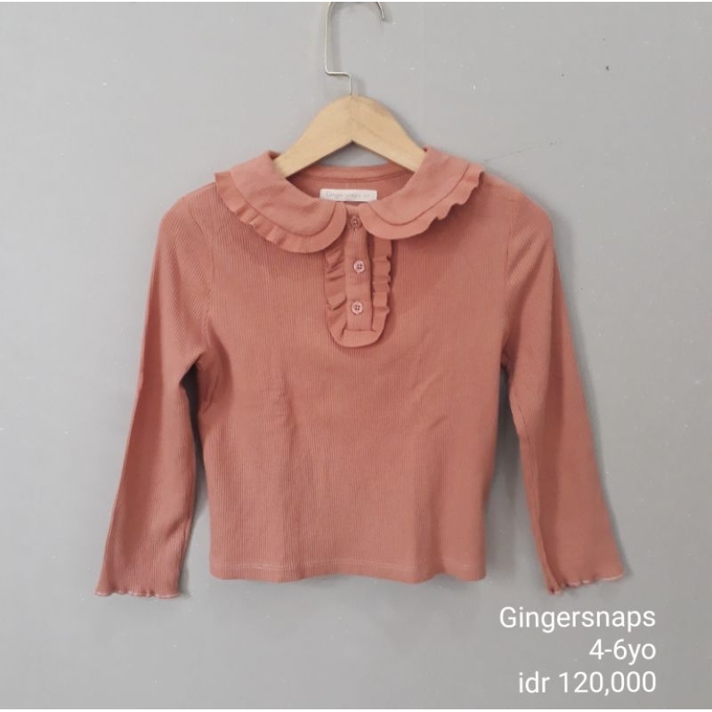 Gingersnaps Tops / Gingersnaps Sweater / Gingersnaps / Gingersnaps Tshirt / Atasan Anak / Blouse Ana