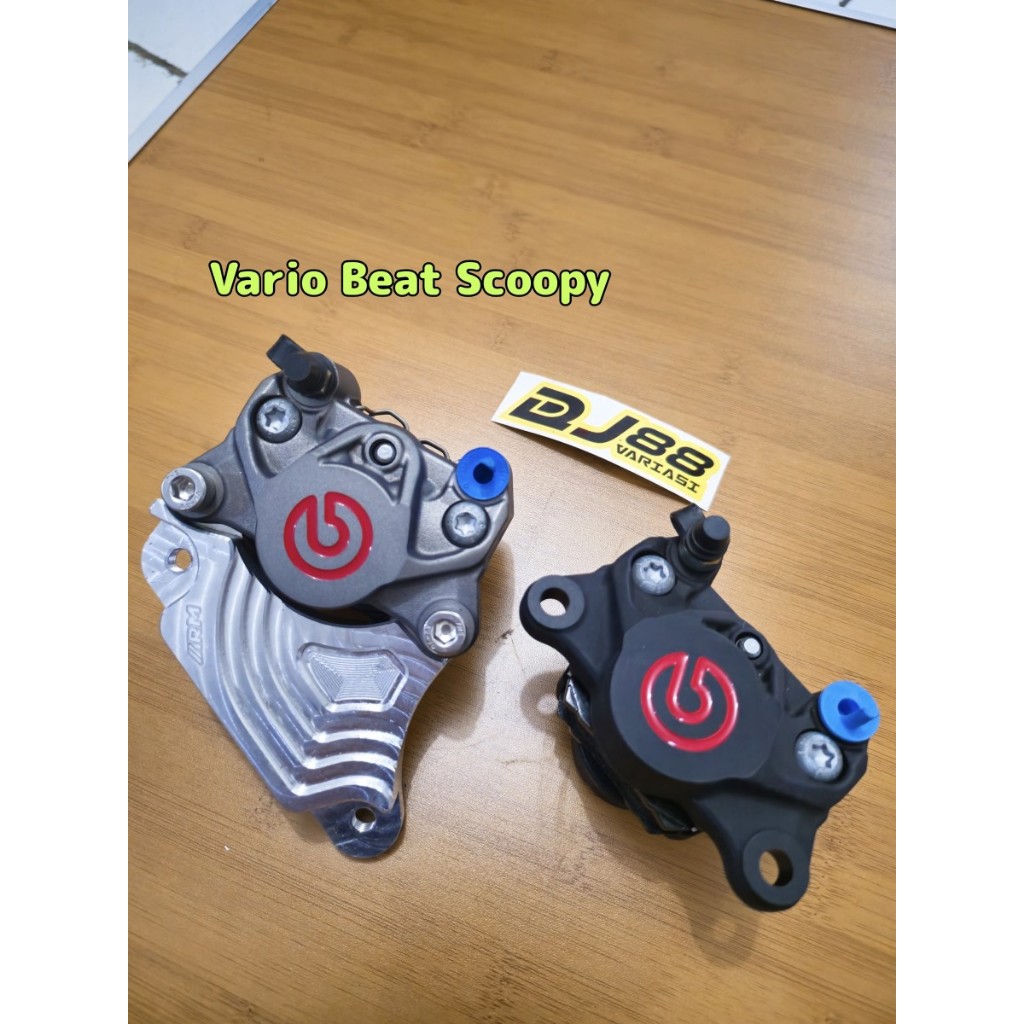 Kaliper brembo 2p vario beat scoopy disc 260mm set bracket original italy 2piston