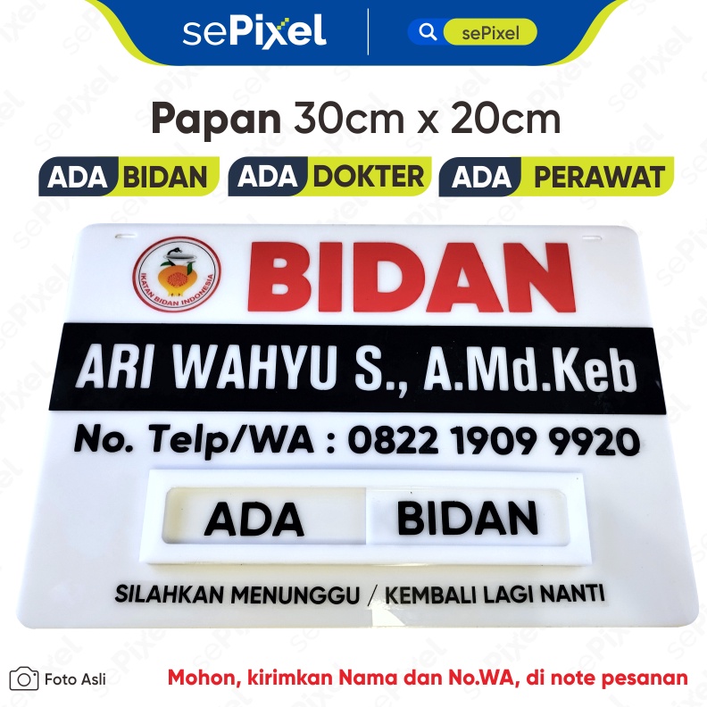 

Acrylic akrilik papan bidan ada bidan bidan keluar n GG8