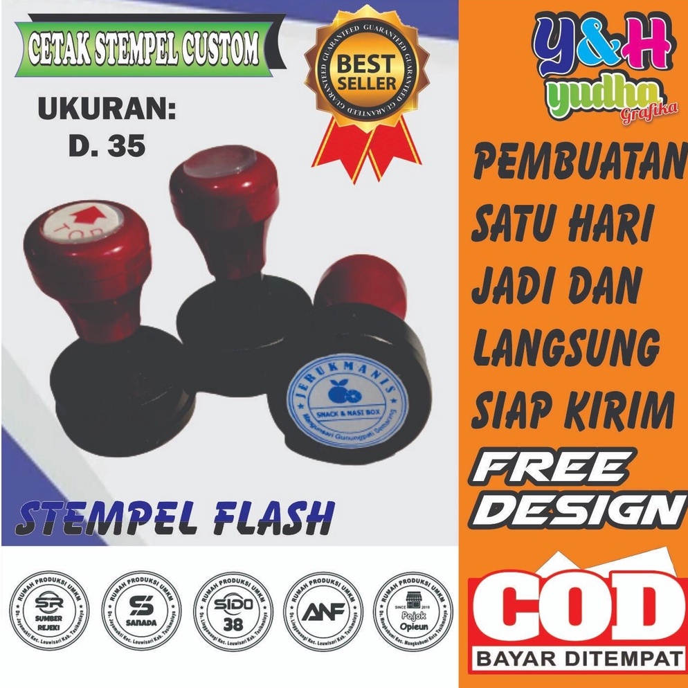 

Stempel Flash Stempel Otomatis Stempel Custom Stempel Nama Sendiri Stempel Toko Stempel Desain YH YUDHA GRAFIKA m K4W8