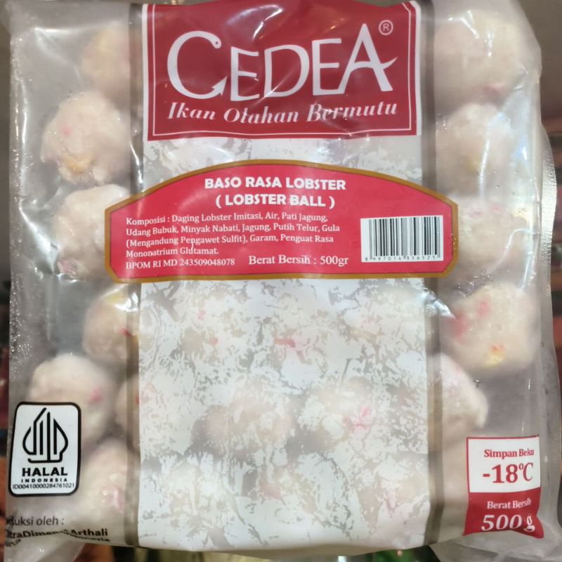 

Cedea Bakso Rasa Lobster 500gr