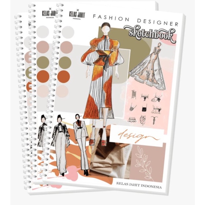 

Buku Fashion Designer Sketchbook Style Figure Drawing Desain Fashionary w S6R3