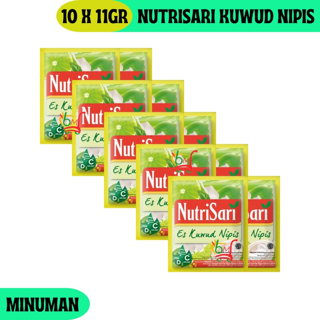 

NutriSari Kuwud Nipis Minuman Serbuk Rasa Kelapa Nipis