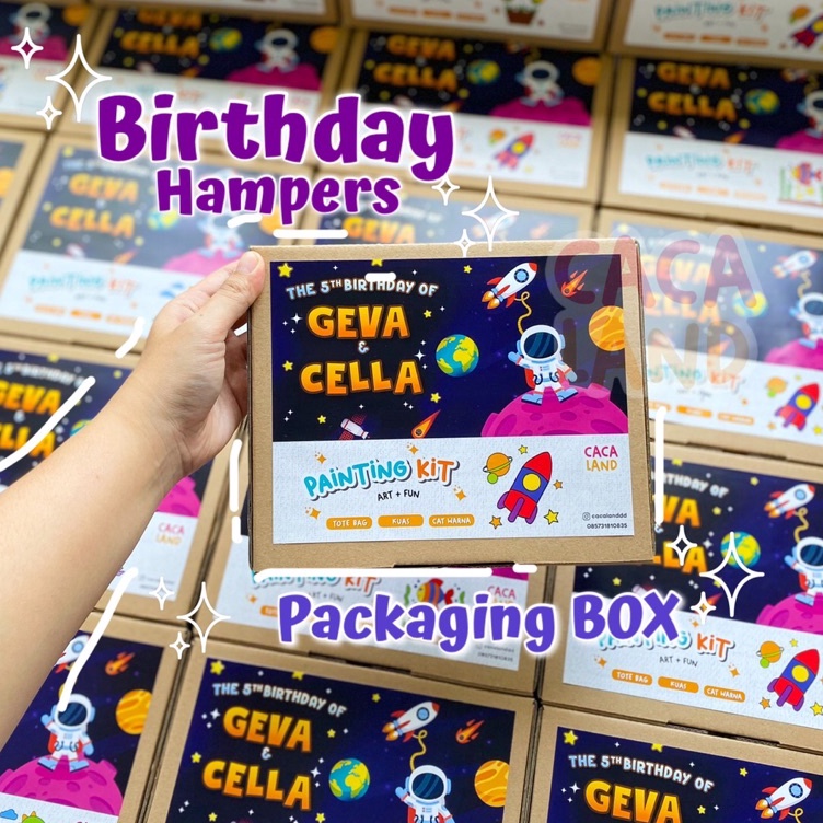 

Birthday Hampers Souvenir Kado Ulang Tahun PACKING BOX x RE8
