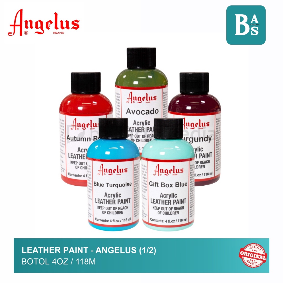 

Angelus Acrylic Leather Paint Cat Akrilik Kulit dari Angelus 1 Original tersedia Ukuran 4oz 118ml Peralatan Melukis Terlaris dari BAS Bali Art Supplies Jakarta part 12 g F6M3