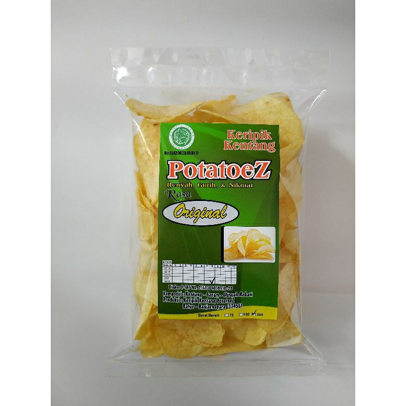 

keripik kentang granola 200gr||cemilan||snack