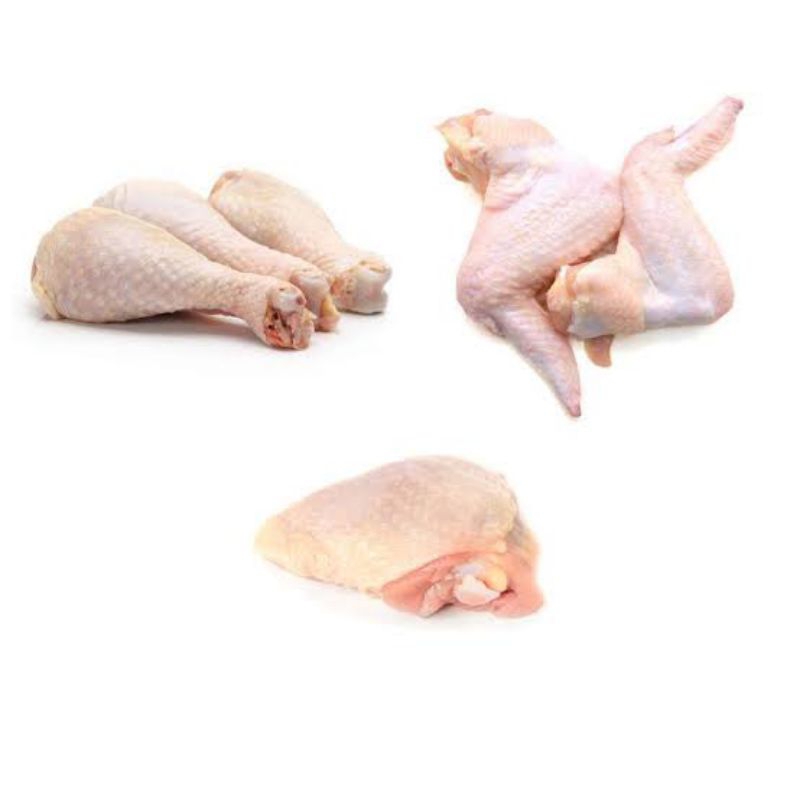 

Paha ayam, dada ayam dan sayap ayam 500gram