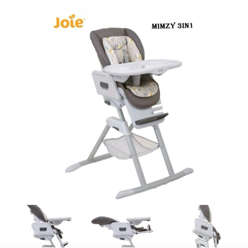 High Chair Joie Mimzy 2 in 1 dan Mimzy spin 3 in 1 / Kursi Makan Bayi