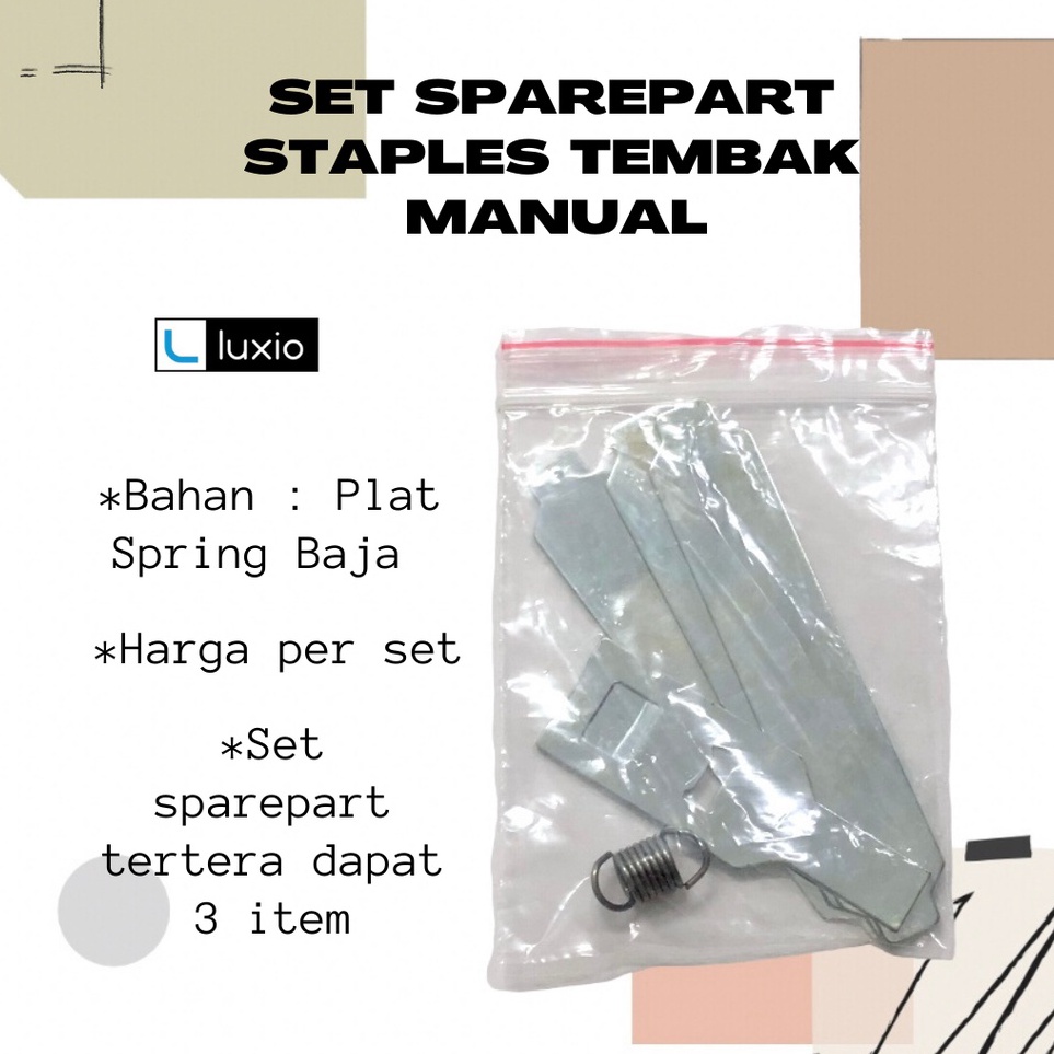

Set Sparepart Alat Staples Tembak Manual Sparepart Gun Tacker Sparepart Stapler Tembak q R5K3